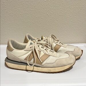 New Balance 237 Cream and Tan Sneakers